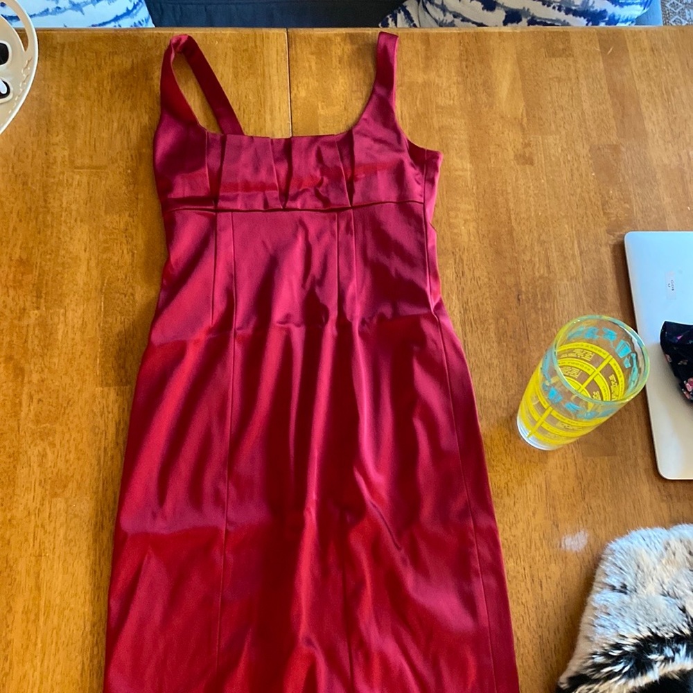 David Meister Red Dress Size 2